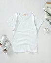 Boys Organic Cotton 2Y-7Y White Short Sleeve Undershirt